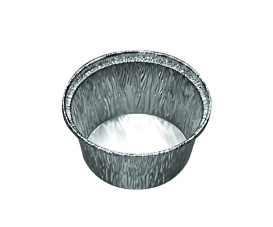 Khay đựng bằng nhôm (loại tròn) φ80 x φ56 x 34mm, 100 cái AS ONE 3-8512-02