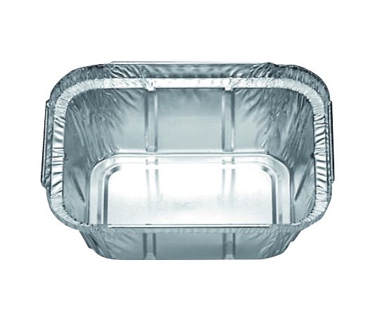 AS ONE 3-8506-01 Aluminum Container (Square Type) 250mL 100 Pieces