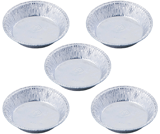 AS ONE 1-3182-11 R-120 Round Aluminum Tray 100 Pcs 190mL