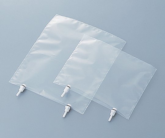 AS ONE 1-6664-11 1L Sampling Bag Two Opening Cock 1L F2S