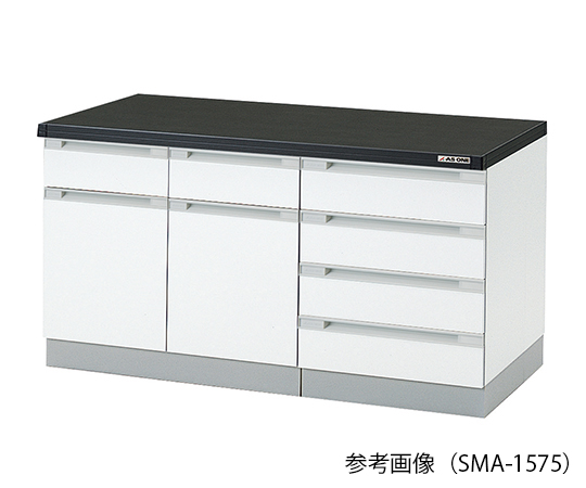 AS ONE 3-5829-21 SMA-1275 Side Laboratory Bench (Wooden Type) 1200 x 750 x 800mm