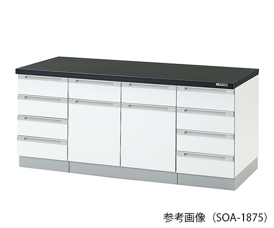 AS ONE 3-4183-11 SOA-1875 Side Laboratory Bench (Wooden Type) 1800 x 750 x 800mm
