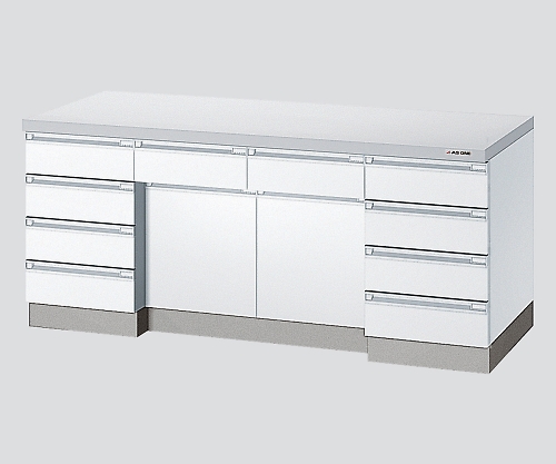 AS ONE 3-1280-13 AP1O-3007-W Side Laboratory Bench White, Wooden Type 3000 x 750 x 800