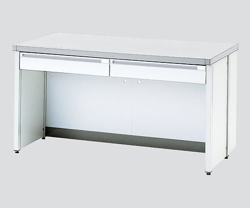AS ONE 3-4194-02 HTOA-1207W Side Laboratory Bench White Top Board, Frame Type 1200 x 750 x 800