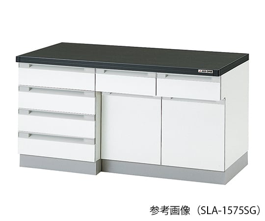 AS ONE 3-8038-04 SLA-1860SG Side Laboratory Bench (Wooden Island Type) 1800 x 600 x 800mm