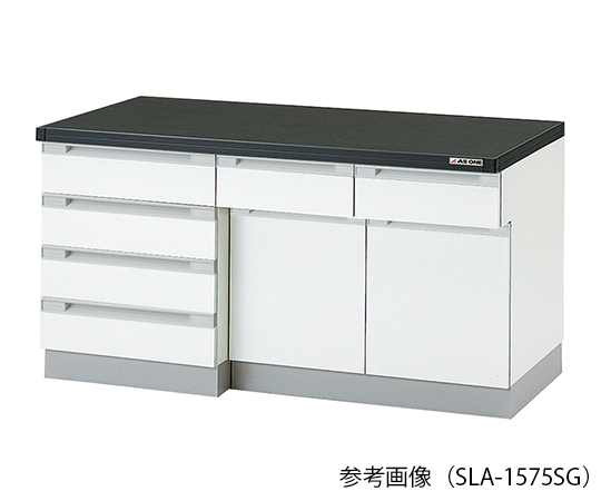 AS ONE 3-8039-04 SLA-1875SG Side Laboratory Bench (Wooden Island Type) 1800 x 750 x 800mm