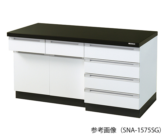 AS ONE 3-8041-04 SNA-1875SG Side Laboratory Bench (Wooden Island Type) 1800 x 750 x 800mm