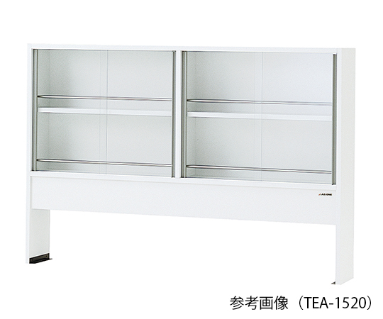 Kệ giá thuốc thử (loại 1 mặt, cửa kính, 200 x 1200 x 1000mm) AS ONE 3-5778-12 TEA-1220