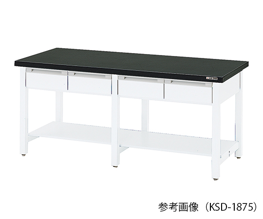 AS ONE 3-5806-11 KSD-1275 Workbench (Wood With Single-Sided Drawers) 1200 x 750 x 800mm