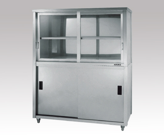 AS ONE 1-1435-04 ACS-1500KG Stainless Steel Storehouse (Stainless steel (SUS430), 1500 x 1800 x 450mm)