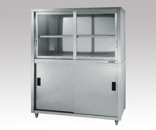 AS ONE 1-1435-08 ACS-1200HG Stainless Steel Storehouse (Stainless steel (SUS430), 1200 x 1800 x 600mm)