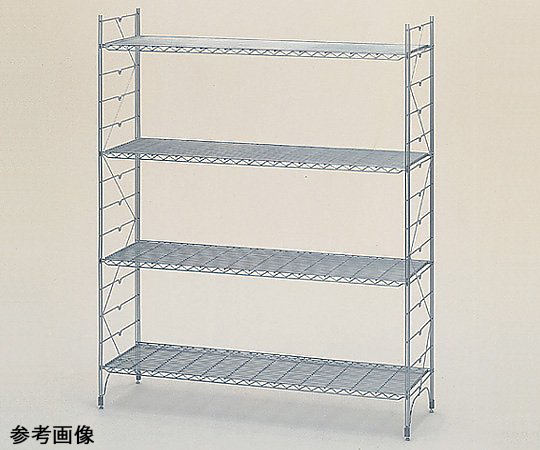 AS ONE 3-306-01 SS910 ERECTA Shelf without Dolly 912 x 303 x 1860mm