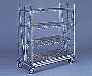 AS ONE 3-308-02 MM610 ERECTA Shelf with Dolly 658 x 514 x 1996mm