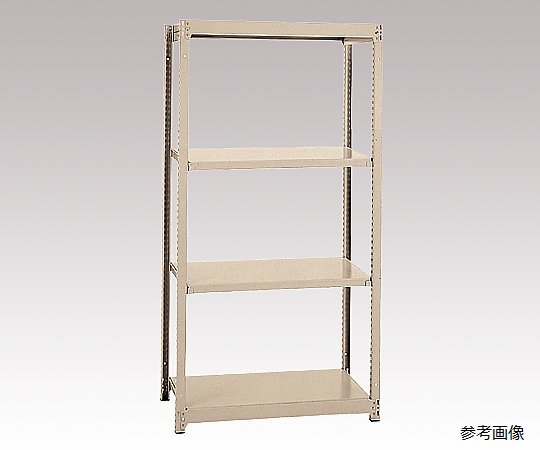 AS ONE 3-1316-02 MS6460-4K Light Medium Weight Boltless Rack 4 Stages 1160 x 600 x 1800 (Load Capacity 200kg/Shelf)