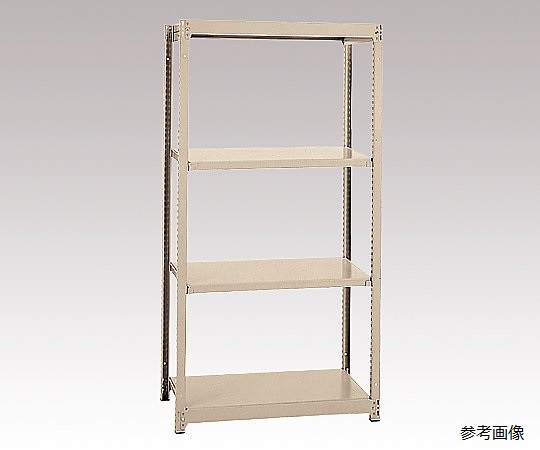 AS ONE 3-1316-08 MS7660-4K Light Medium Weight Boltless Rack 4 Stages 1760 x 600 x 2100 (Load Capacity 200kg/Shelf)