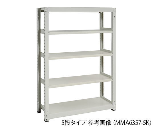 Giá đỡ (5 tầng, chịu tải 300kg, 571 x 900 x 1800mm) AS ONE 3-7949-01 MMA6357-5K