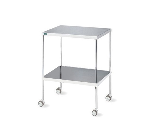 Bàn dụng cụ (có bánh xe, SUS 304, 650 x 500 x 846mm) AS ONE 0-5569-01 NSW-W