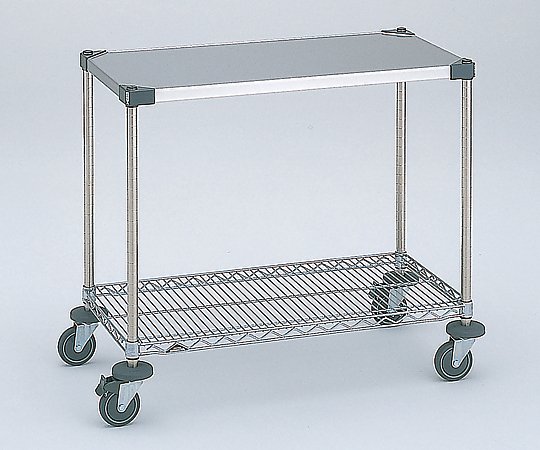 Bàn làm việc di động (SUS304, φ125, chịu tải 200kg, 1213 x 461 x 923mm) AS ONE 3-417-03 NWT1C