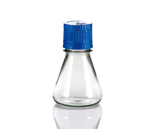 TriForest FPC0125S PC Sterilized Erlenmeyer Flask (Autoclavable) Flat Bottom Type 125mL 24 Pieces