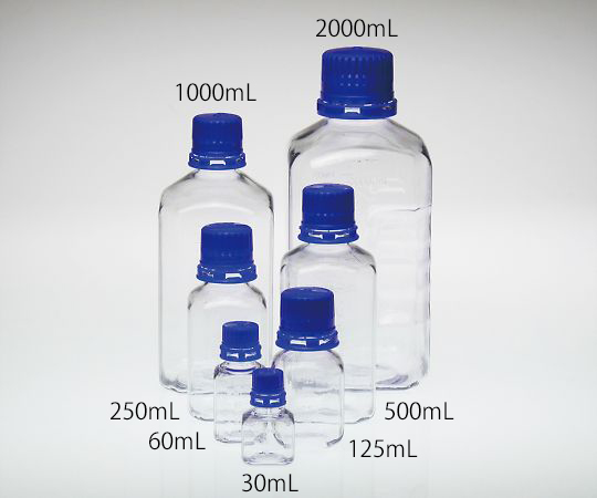 TriForest BGC0500S PETG Sterilized Medium Bottle 500mL 12 Pieces