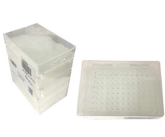 AS ONE 3-8666-02 96 Well PCR Rack Clear 5 Pieces