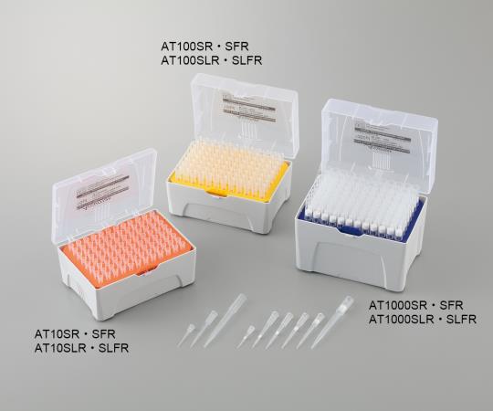 AS ONE 2-9773-04 AT100 Standard Tip 100μl 96/Rack x 10 Racks Sterilized with Filter