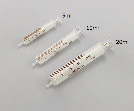 TSUBASA INDUSTRY (AS ONE 2-5636-02) White Hard Injection Syringe 2mL