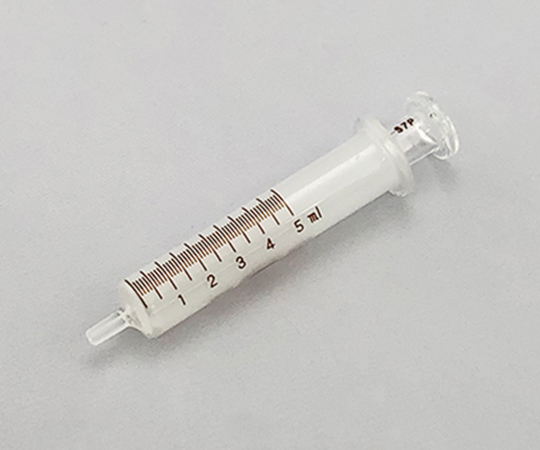 TSUBASA INDUSTRY (AS ONE 2-5636-04) White Hard Injection Syringe 5mL