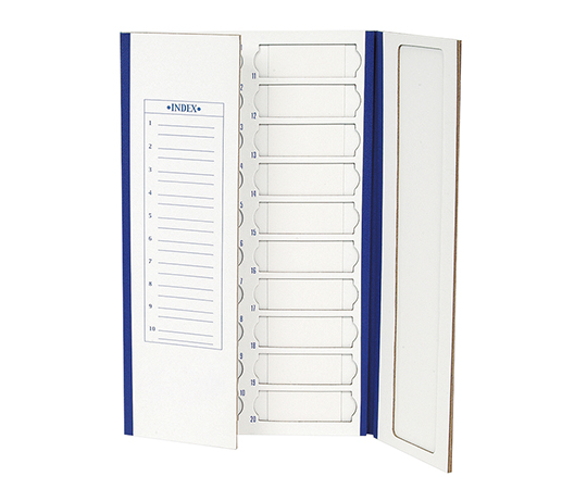 AS ONE 3-6020-02 HS9913 Slide Tray Blue (Paper, 208 x 341 x 9mm)