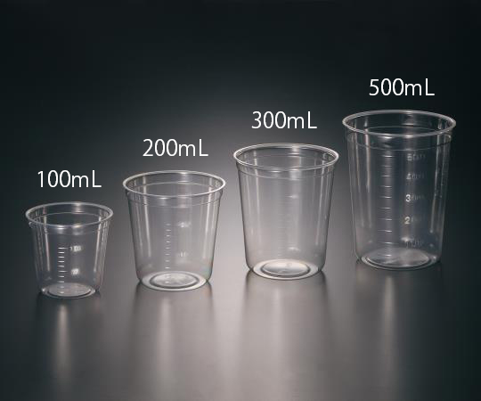 AS ONE 2-5093-03 Disposable PP Clear Cup 300mL