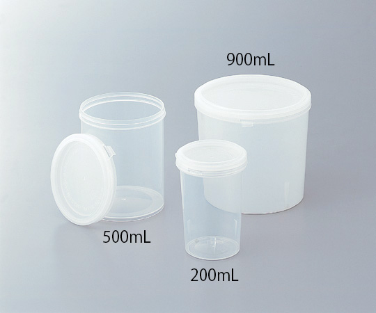 AS ONE 5-063-11 Container With Lid M 200mL