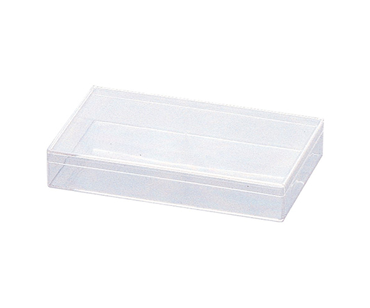 AS ONE 1-4698-07 Type 7 PS (Polystyrene) Square Box 10 Pcs 124 x 87 x 19mm