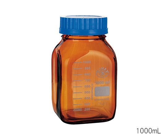 Chai thủy tinh (500mL, miệng rộng, che chắn ánh sáng) SIMAX 2080M/H500