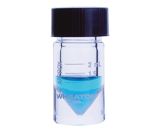 WHEATON W986298NG Mini Vial Open Top Cap 2mL Scale Yes (USP Type I and ASTM E438 Type I)