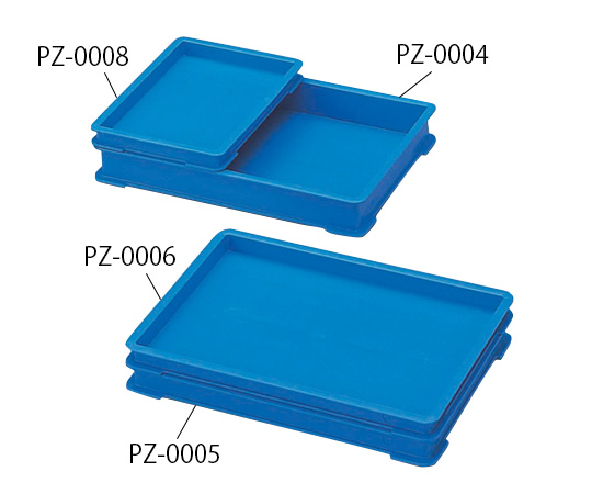 Khay chứa bằng nhựa PP (polypropylene) (màu xanh lam, 280 x 190 x 15mm) SEKISUI PZ-0006
