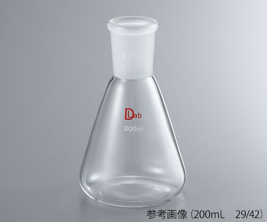 Bình tam giác thủy tinh Borosilicate Glass-1 200mL 19/38 DLAB