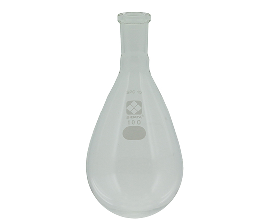 SIBATA SCIENTIFIC TECHNOLOGY 0<span>3</span>0120-15100 SPC Eggplant Flask <span>Borosilicate Glass</span>-1 100mL