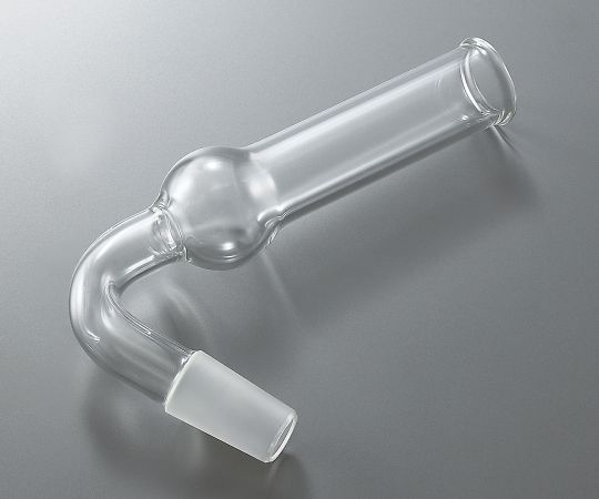 AS ONE 3-9948-01 CC1525 Calcium Tube (Curved Tube) (Borosilicate glass -1, 15/25, 15/25)