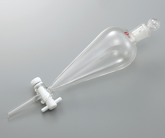 DLAB (AS ONE 2-9603-05) Separatory Funnel Squibb Type with PTFE Cock 500mL Borosilicate glass 1