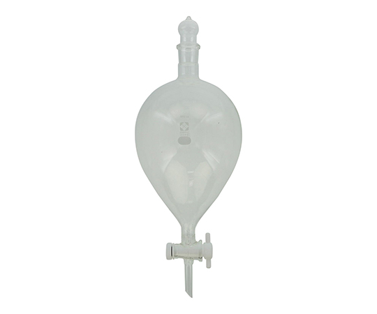 SIBATA SCIENTIFIC TECHNOLOGY 031240-3000 SPC Separatory Squibb Type Funnel with PTFE Cock 3000mL Borosilicate glass 1