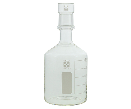 SIBATA SCIENTIFIC TECHNOLOGY 017220-29500 SPC Storage Bottle (Standard Scale, with Measuring Cap ) 500mL