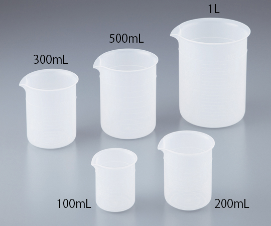 NIKKO (AS ONE 1-4624-15) Poly Beaker (Without Handle) PE (Polyethylene) 1000mL