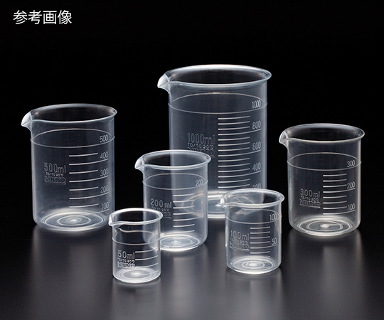 NIKKO (AS ONE 1-6165-12) TPX Beaker 100mL (Without Handle) TPX(R) (polymethylpentene)