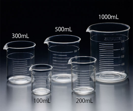 AS ONE 6-219-03 TPX(R) (polymethylpentene) Beaker 300mL (Without Handle)