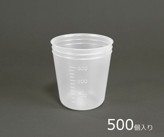 AS ONE 5-077-14 V-300C Disposable Cup (Vacuum Type) (300mL, PP (polypropylene), 500 Pieces)