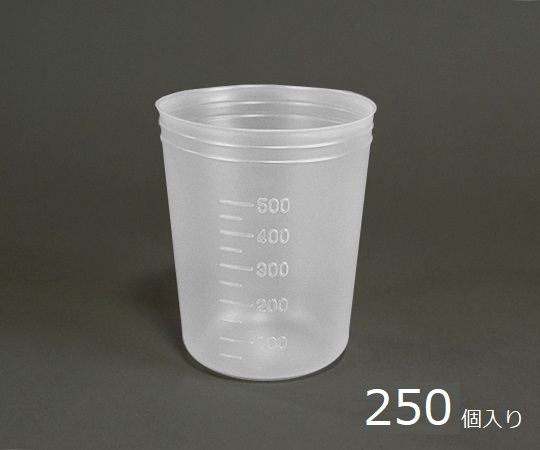 AS ONE 5-077-15 V-500C Disposable Cup (Vacuum Type) (500mL, PP (polypropylene), 250 Pieces)