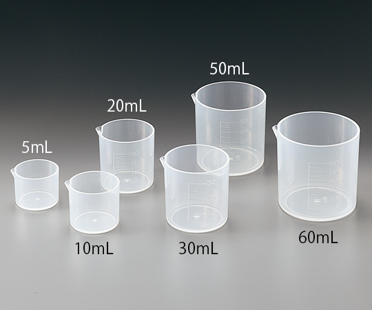 Maruemu No.50 (Code Number 0615-05) Mini Cup PP (Polypropylene) 50mL 100 Pieces
