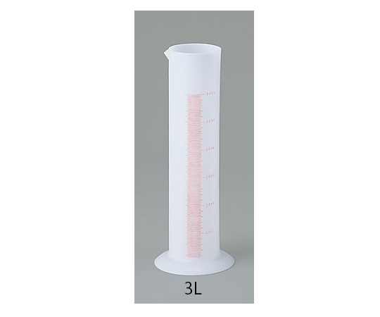 Xi lanh chia độ Polycylinder (PE (Polyethylene)) 3L AS ONE 6-239-10