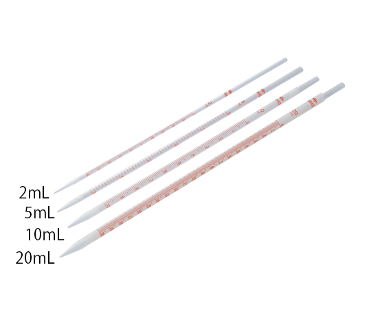 AS ONE 6-285-02 Measuring Pipette 5mL PP (Polypropylene)