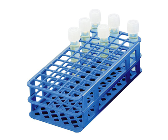 AS ONE 2-2098-01 34321660B Tube Rack PP (Polypropylene) Blue φ17mm x 60 Pcs